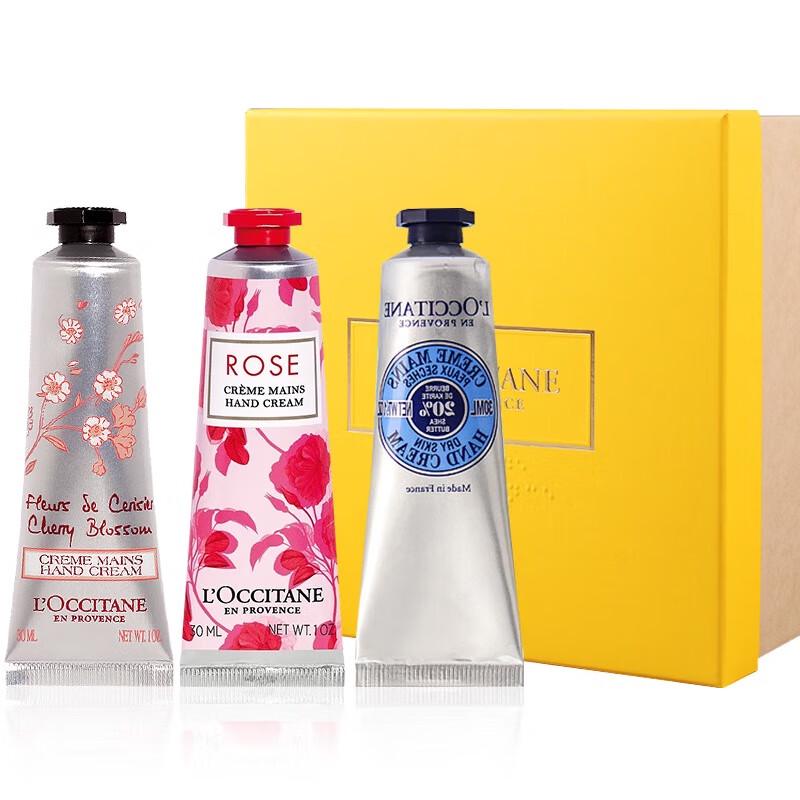 L Occitane Scented Hand Cream Trio Set