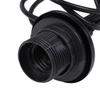 Black/White E27 Hanging Lamp Holder With 0.5/0.8/1.2/2M Hanging Wire Ceiling Lamp Holder Socket Lamp Base For Chandelier