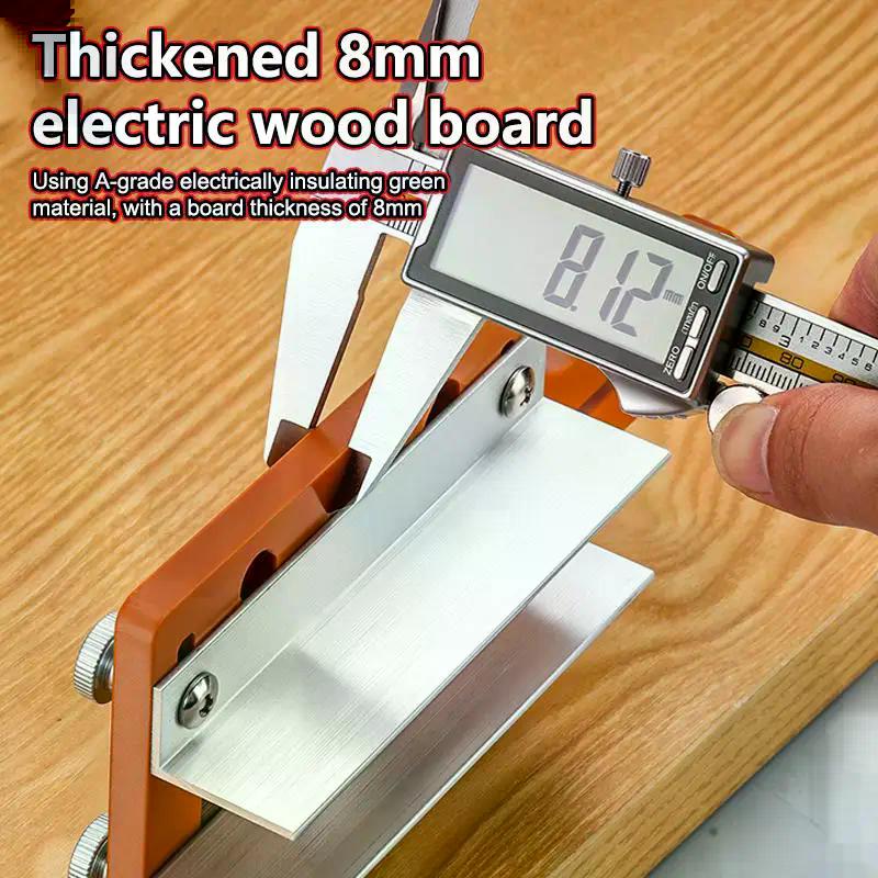 Wood Router Slotting Locator Accurate Slotted Base Slotting Machine Bracket Handheld Edge Trimmer Milling Curve Cutting Tool