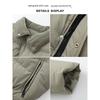Wassup American Retro Stand-Up Collar Jacket Cotton Short Coat Couple High Street Trendy Casual Warm Cotton Jacket for Men