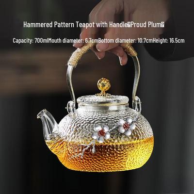 LISM 700ML Ceramic Top-Handle Teapot with Filter