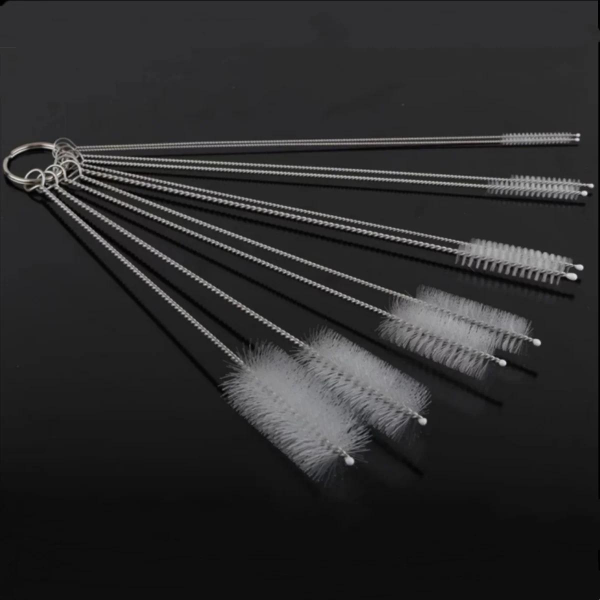 

Щетки для чистки бутылок, 10 штук, многофункциональная чистящая щетка для многоразовых соломинок для бутылок