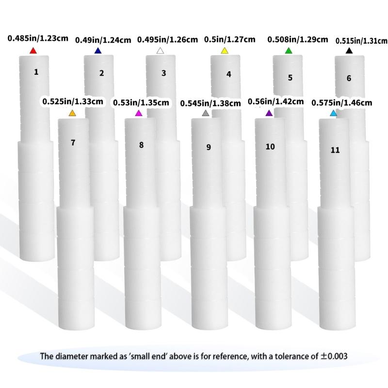 10 Pezzi Estensori Mazze da Golf Tubi di Estensione per Shaft Mazze Attrezzatura per Riparazione Mazze da Golf per Shaft in Acciaio/Legno Putter Facile da Usare