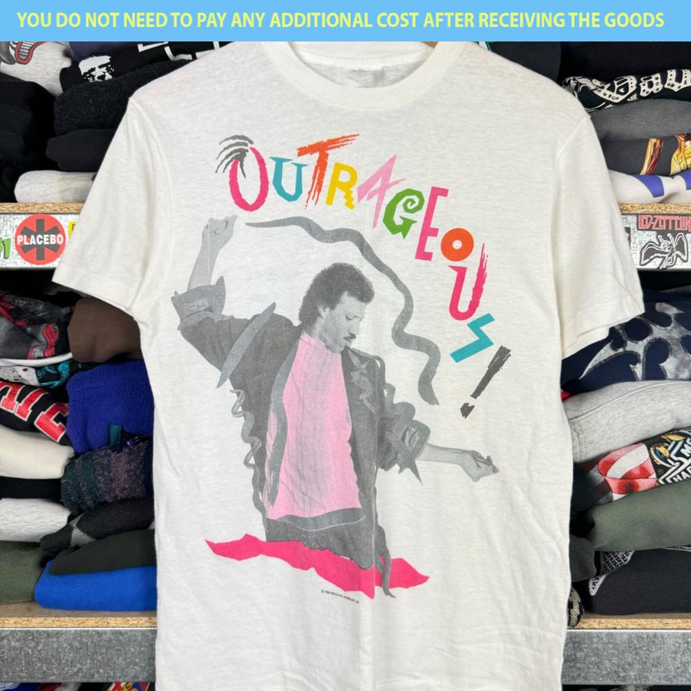 

Vintage Lionel Richie Outrageous Gift For Fans White S-5XL Shirt AA515 Unisex T-Shirt S