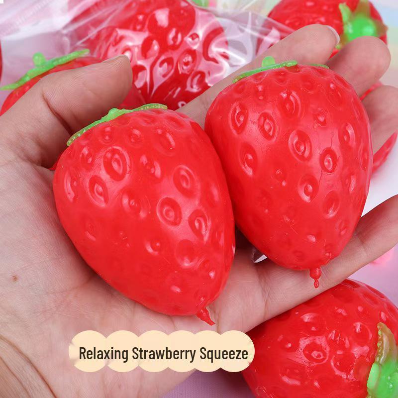 

Creative Strawberry Squishy Toy: Slow Rebound Fruit Stress Ball for Kids