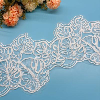 Seilstrang Barcode Stickerei Spitze Frauen Spitze Lolita Kleidung Saum Accessoires