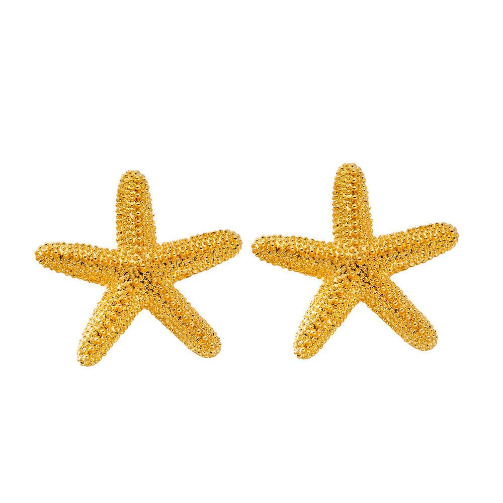 Alloy Beautiful Earrings With Geometric And Animal Designs Featuring Pearls Shells And