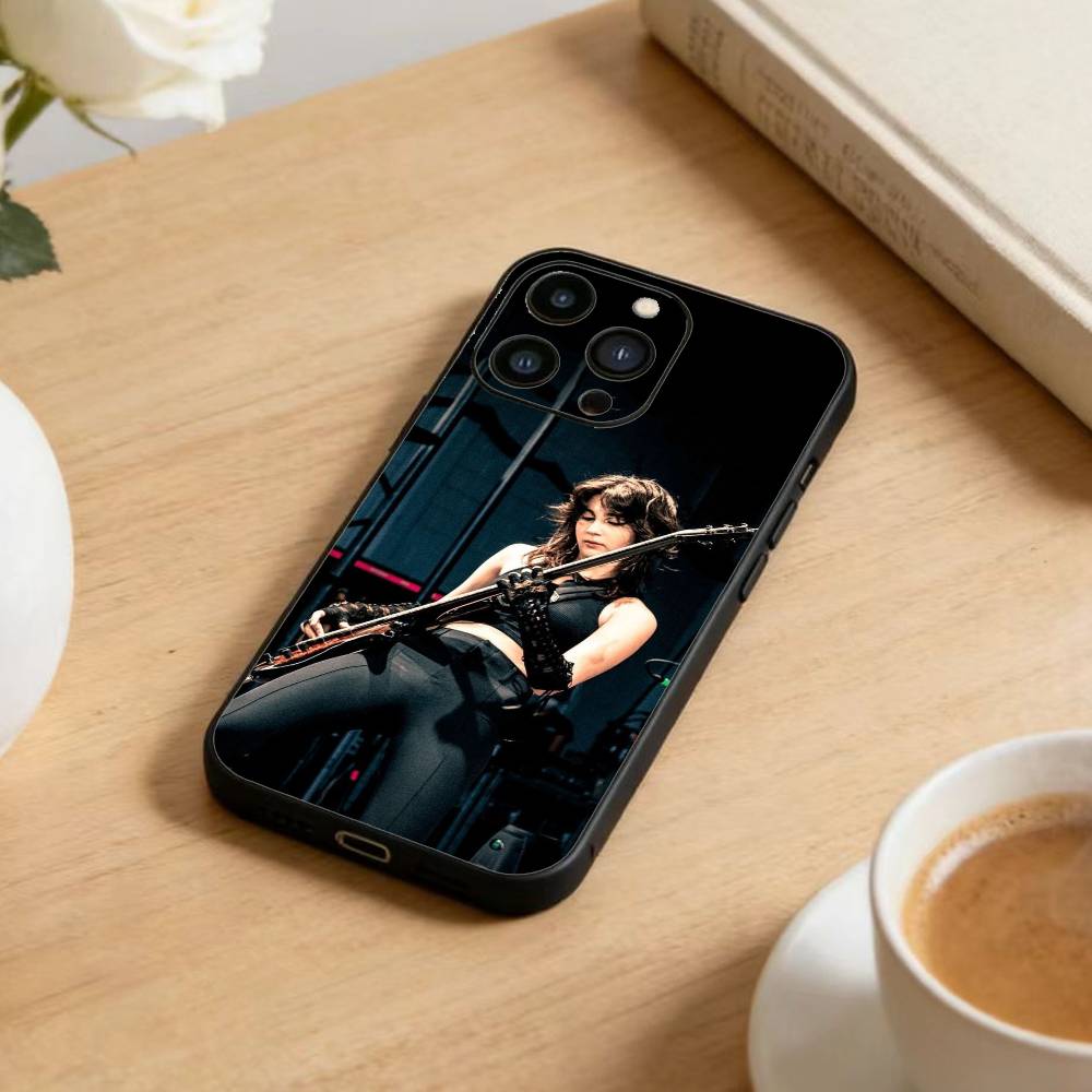 

H-The Band W-Warning Phone Case For iPhone 16,15,14,13,12,17,Pro Max,Plus Silicone Black Case iPhone14