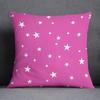 Pink Purple Geometric Floral Cushion Cover Peach Skin Cute Feather Throw Pillowcase Sofa Living Room Bedroom Home Decor 40X40