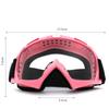 Nicht polarisierte Retro Motorrad Motocross Transparente Winddichte Brille Männer Frauen Hochauflösende Antibeschlag Outdoor Sportbrille