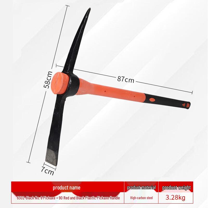 Iron Curtain Cloud Forged Steel Pickaxe & Hoe