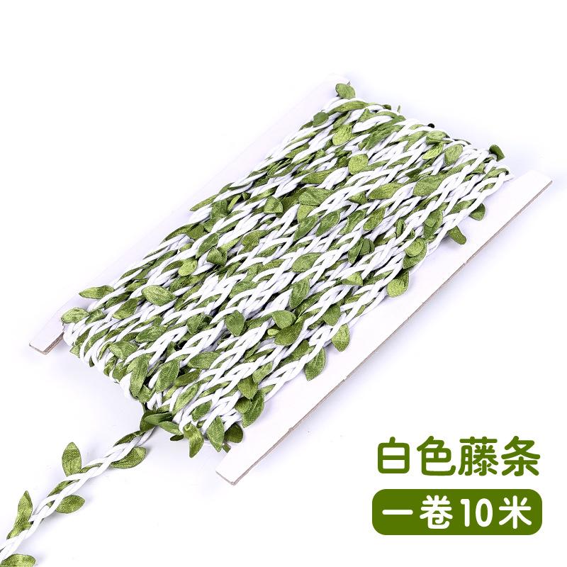 DIY Simuliertes Hanfseil Rattanblätter Kindergarten Handgefertigter Anhänger Mori Umweltdekoration Gewebtes Grünblattseil