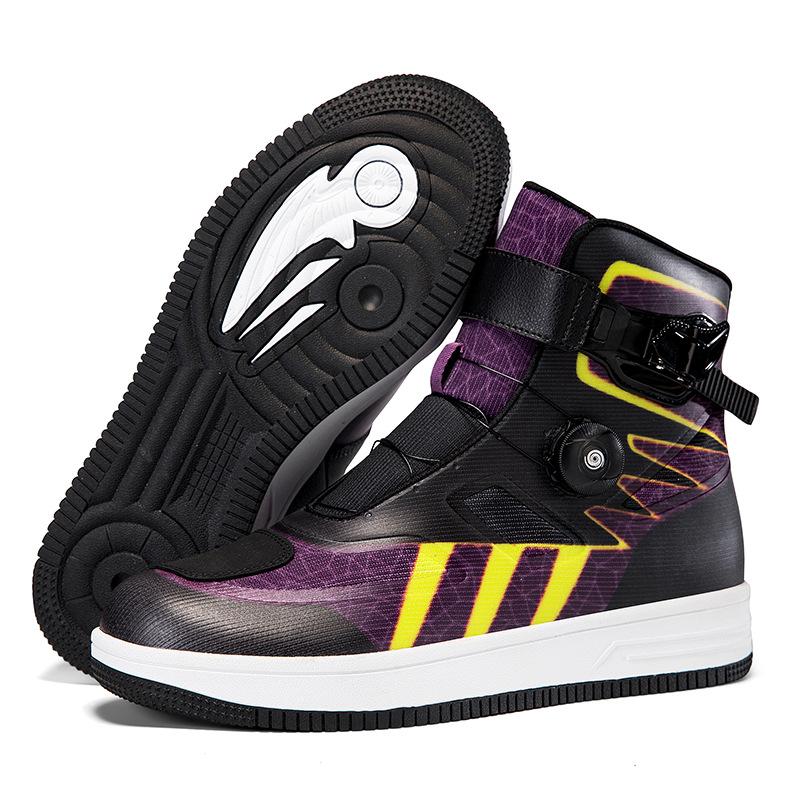 

Новая мужская мотоциклетная обувь, мотоциклетная обувь больших размеров, мужские всесезонные кеды и мотоциклетное туристическое снаряжение 40 чёрный/жёлтый