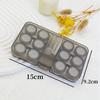 6-in-1 Contact Lens Case Transparent Eye Contacts Storage Box with Tweezer for Beauty Pupil Portable Travel Makeup Accessories