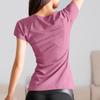 Women's Quick-Dry Slim Fit Sports T-Shirt for Running, Yoga, Pilates, and Fitness