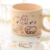 2 Roll Simple Hand Drawn PET Kawill Cat And Dog Diary Series Single Roll Tape DIY Greeting Card Cup Photo Frame Decoration Gift