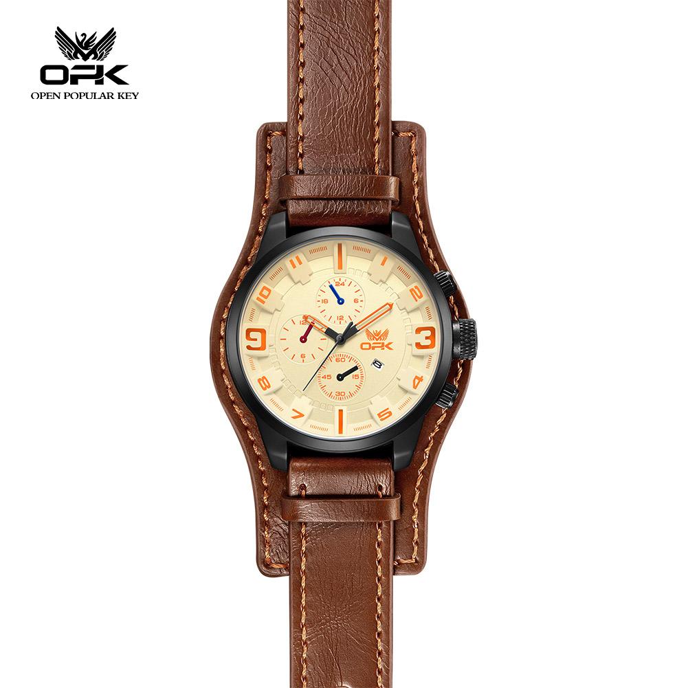 OPK Brand Watches Fashionable and Atmospheric Quartz Watches Casual and Sporty Men's Watches Men's Watches 6091