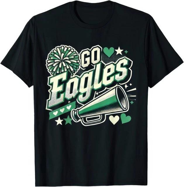 Vintage Go Eagles Fan Team Sports Graphic For Unisex Unisex Kids Boys Girls T Shirt