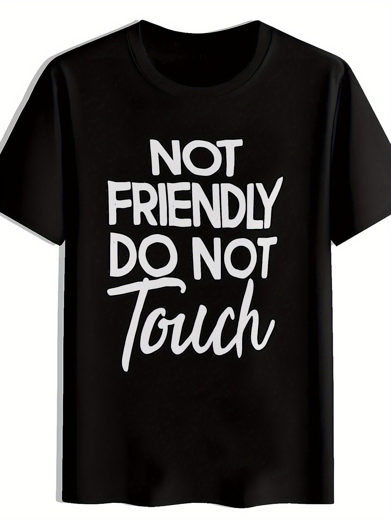 T-shirt A Short-Sleeved with an Interesting Print Pattern M