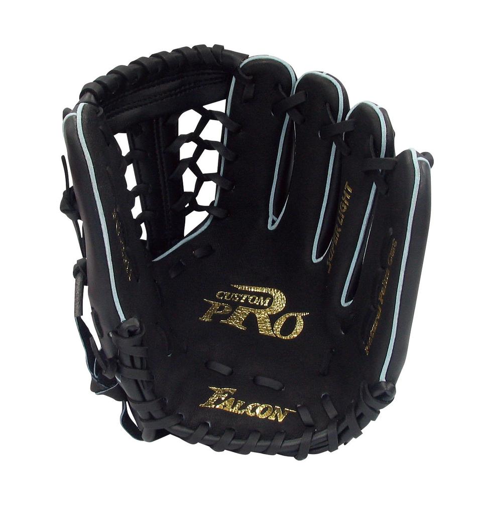 Sakurai Boeki FALCON Baseball Glove Gloves Softball Boys Size Black Left Height For Lower Elementary and Middle School Grades (SAKURAI) All-Round Jr-M
