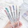 6pcs Double Line Soft Marker Set Dual-side 2 Lines Gel Pen & Color Highlighter for Art Drawing Spot Liner