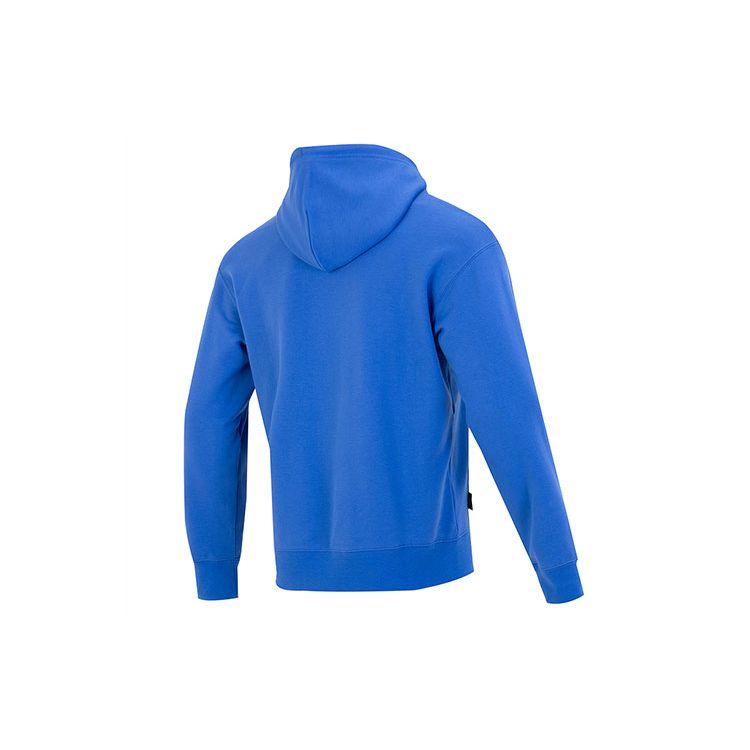 Puma Buchstaben-Logo-Print Lockerer Hoodie Herren Oberteile Blau 620631-92