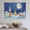 Christmas Tree Winter Santa Claus Wall Hanging Tapestry Christmas Wall Hanging Tree Wall Hanging Gorgeous Christmas Tree Fireplace Gifts