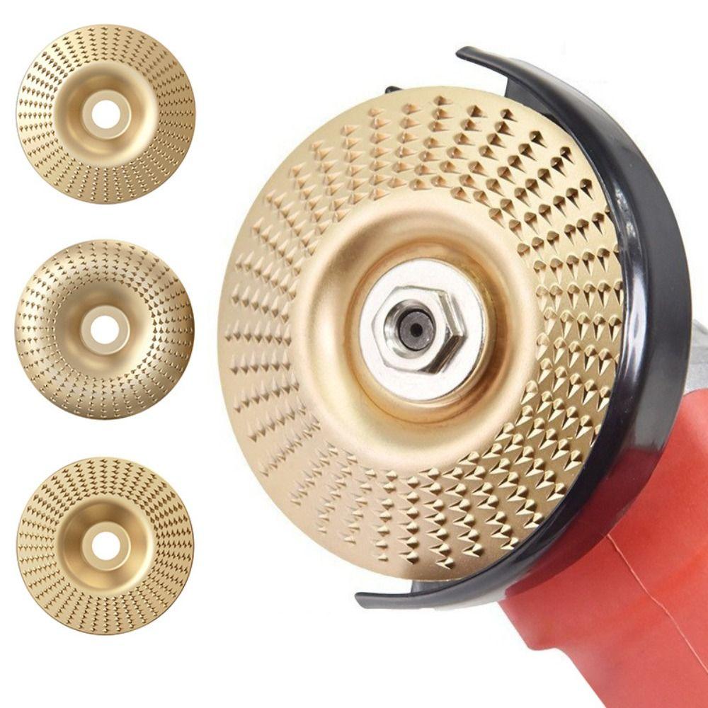 100mm Diameter Woodworking Grinding Wheel Arc Shape Wood Carving Disc Sanding Wheel Wood Polishing
