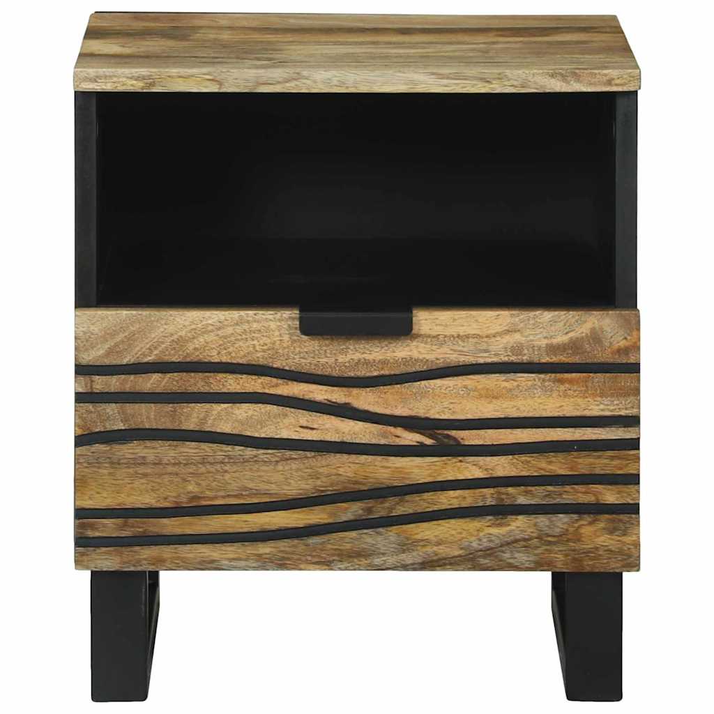 Nightstand Natural 40 x 33 x 46 cm Wood Based Material