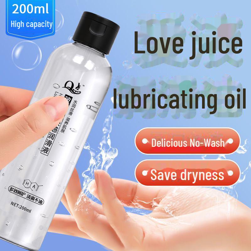 Q Point Long-Lasting Hyaluronic Acid Body Lubricant - Moisturizing and Wash-Free for Sex Toys