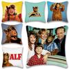 Classic TV Series AAlf Pillow Covers Cartoon Sofa Decorative Home Doublesided Printing Short Plush Cute Cushion Cover