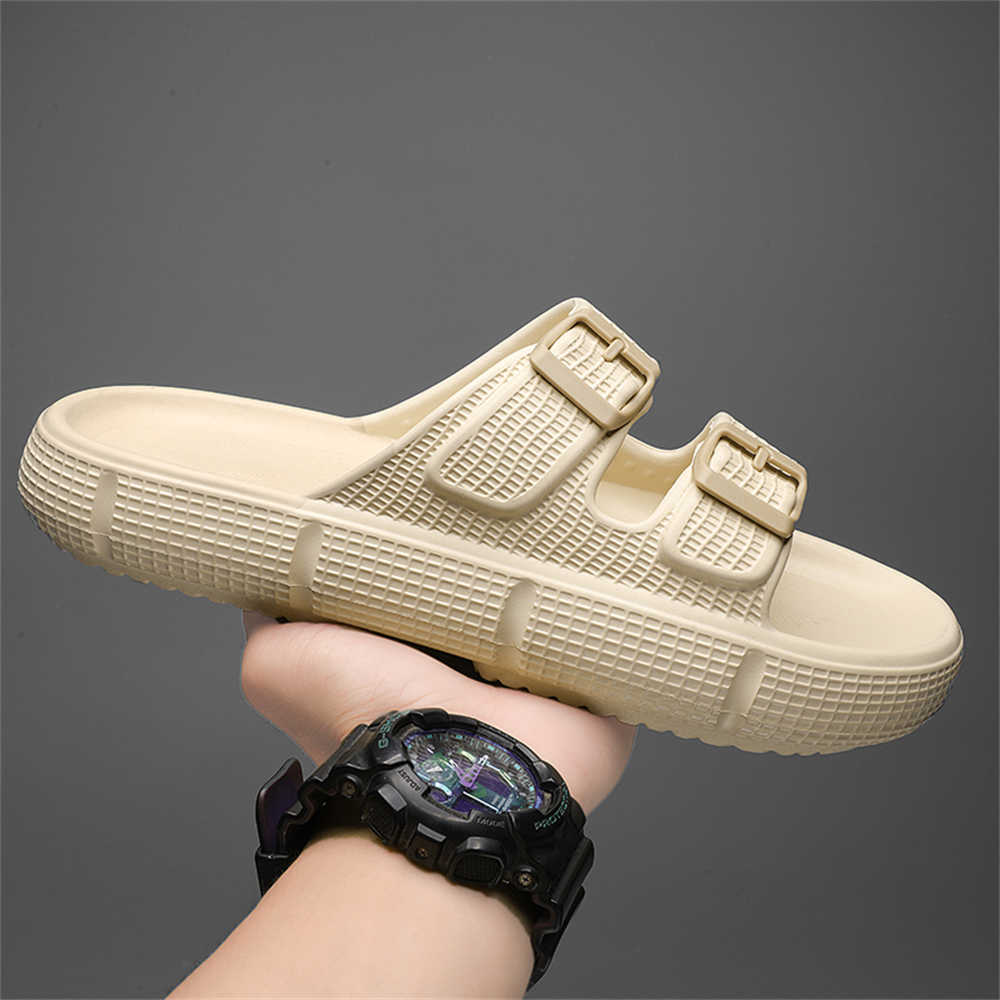 Fashion 40-45 Extra Large Sizes Brown Flip Flops Slippers Tenid For Men Shoes Luxury Man Sandal Sneakers Sports Leisure Minimalist