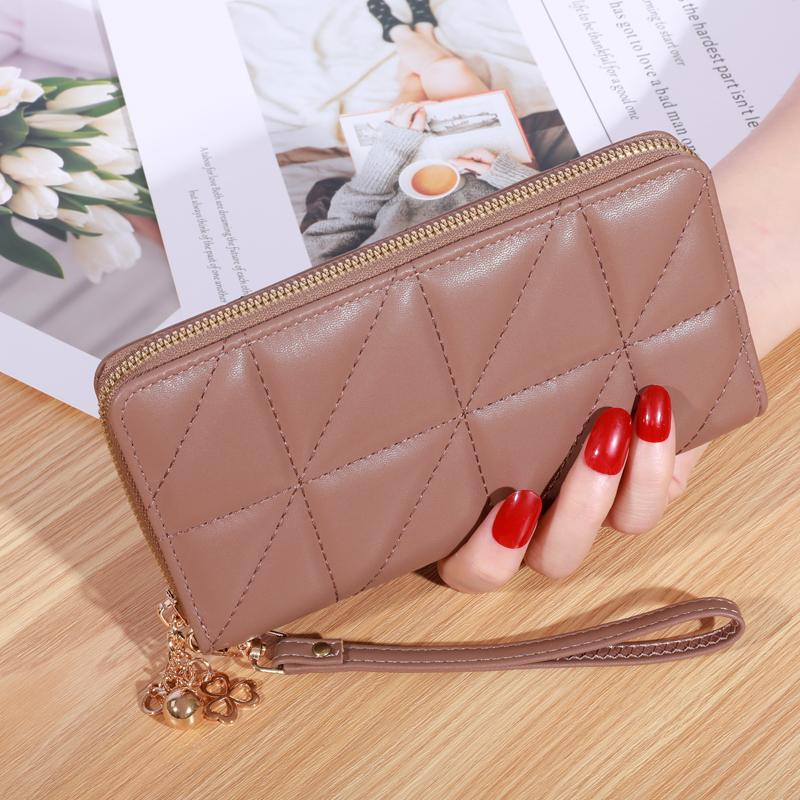 

Женский роскошный кошелек, многофункциональный длинный кошелек из искусственной кожи, кошелек, визитница, сумочка,