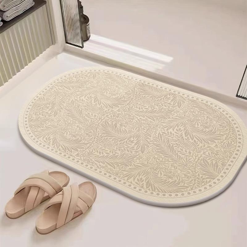 French diatom mud suction quick drying toilet floor mat toilet mat