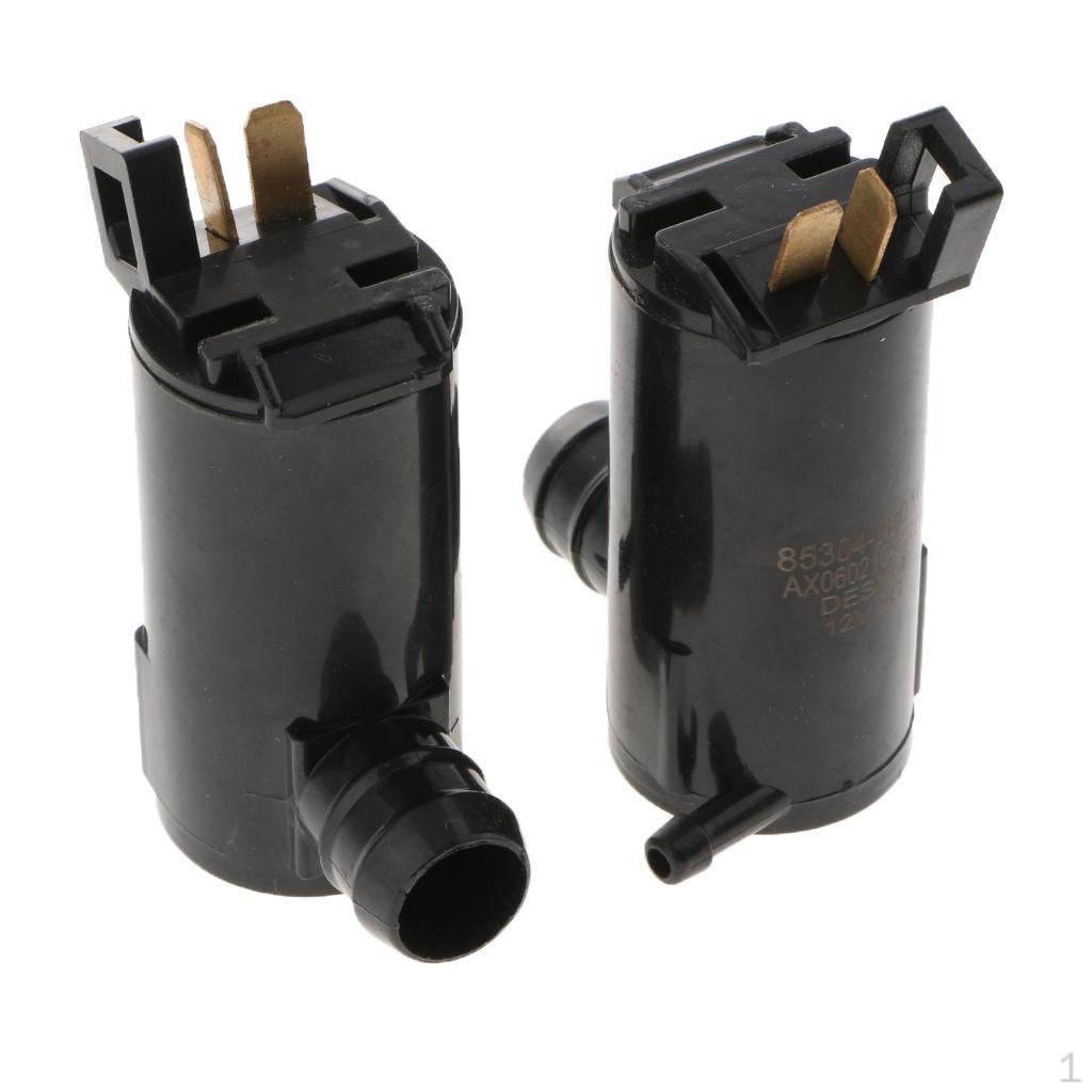 

2pcs Car Windshield Washer 24V Nozzle Wiper Spray Grommet Kit Universal
