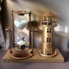 Retro Crystal Ball Hourglass Timer Ornament for Home and Wine Cabinet Décor