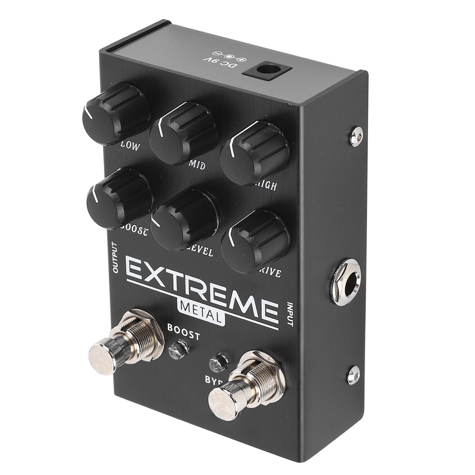 Педаль синтезатора эффекта дисторшна для гитары, несколько режимов, регулируемая, для электрогитары, экстремальная педаль