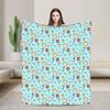 Cute House MD James Wilsons Knitted Blanket Plush Throw Blankets Bedding Couch Decoration Ultra-Soft Warm Bedspread