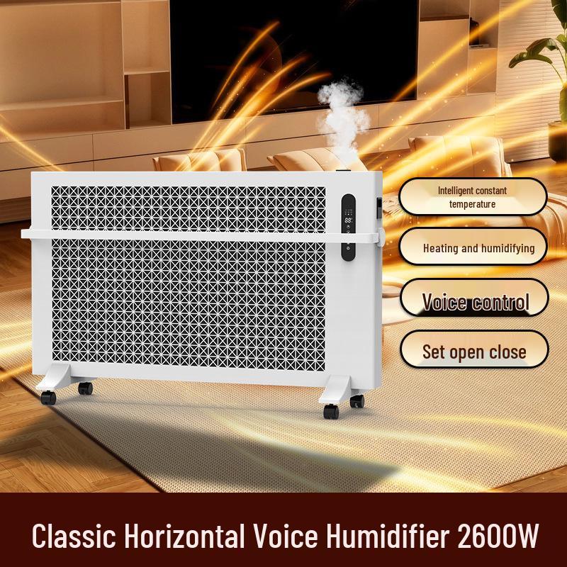 Graphene Energy-Saving Multifunctional Electric Heater with Humidifier and Voice Remote Control.