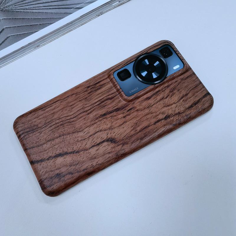 Stylish Aramid Fiber Bamboo Wooden Phone Case for Huawei P60 Pro