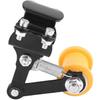 Motorcycle Chain Tensioner, Universal Mini Bike Chain Tensioner Adjuster Chain Tensioner Bolt On Roller Modified Accessories(Black)