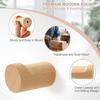 6Pcs Natural Wood Wall Mounted Hook Handmade Smooth Surfaces Hook Load Sturdy Home Organization