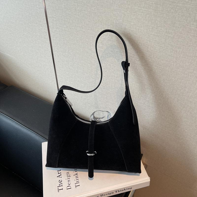 

Premium retro commuter bag women s new fashion versatile shoulder bag commuter messenger dumpling bag чёрный