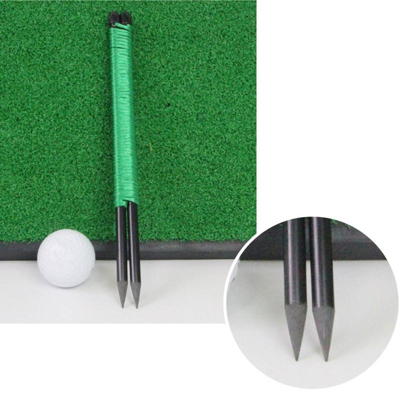 Golf Putting String with Pegs Putting Guideline Direction Peg Golf Direction Training Aids Trainer Golf Alignment Sticks