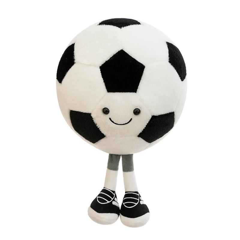 Plush Soccer Ball Toy With Legs For Kids And Home Decor Fun