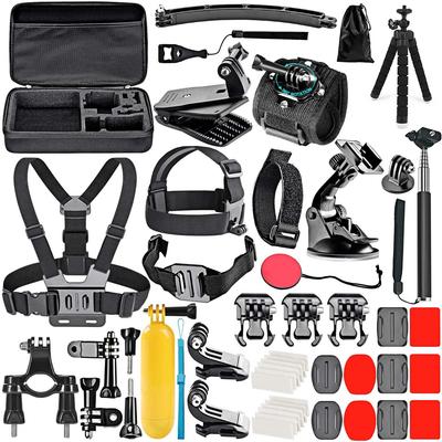 Gopro Hero 11/10/9/8/7/6/5/4 Gopro Max Fusion Insta360 Akaso Dji Osmo Aksiyon Kameraları İçin 50'si 1 Arada Aksiyon Kamerası Aksesuar Kiti