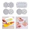 7 Shapes Dices Square Triangle Dices Mold Dices Digital Game Silicone Mould Crystal Epoxy Resin Mold with Storage Box