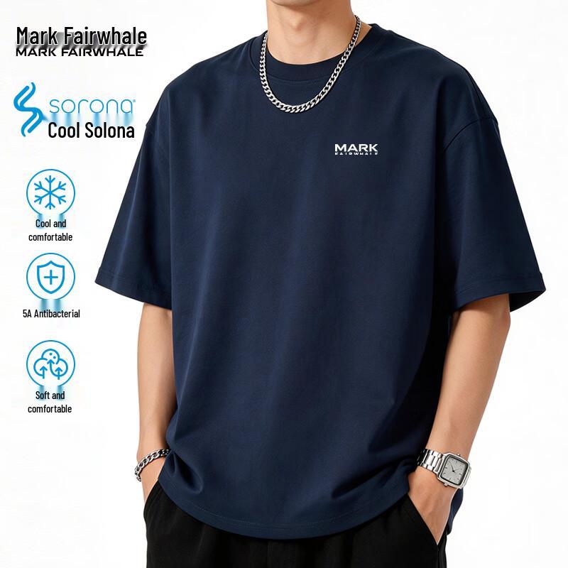 Mark Fairwhale Men s Cooling Cotton-Feel Short Sleeve T-Shirt 3XL
