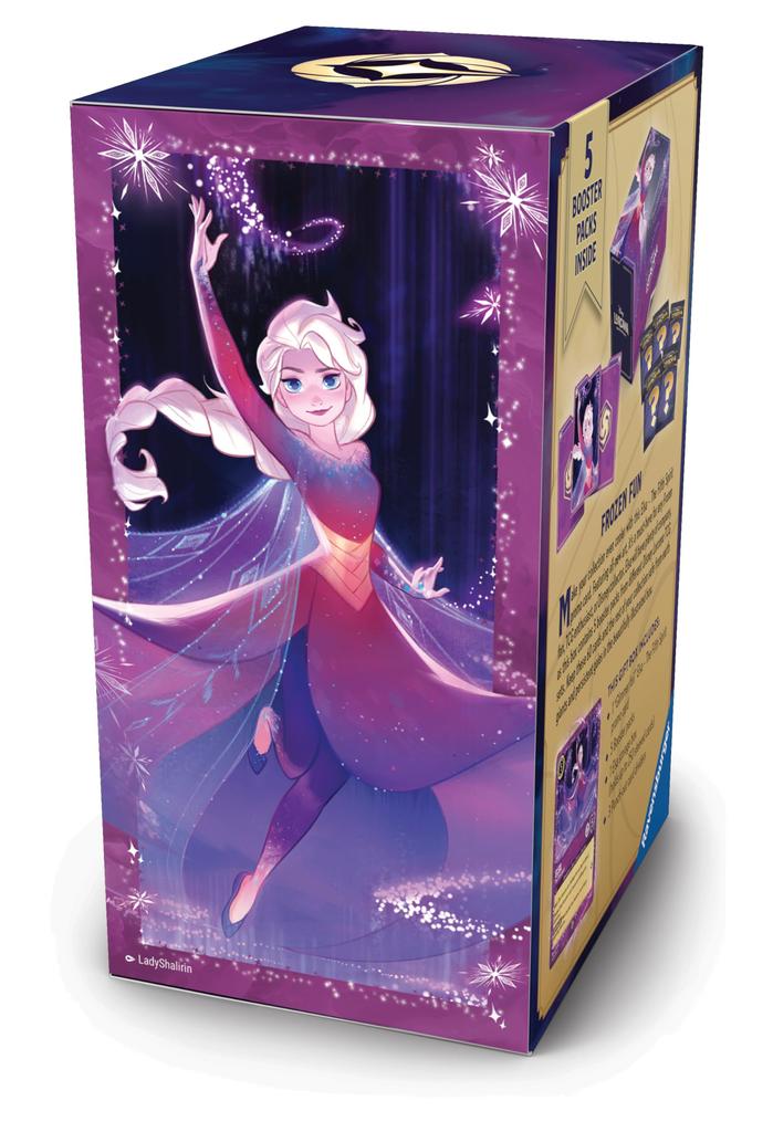 Ravensburger Disney Lorcana Elsa Gift Box Includes 5 Booster Fifth Spirit Promotional Card Storage Box Trading Card Game Disney Collectibles Ages TCG