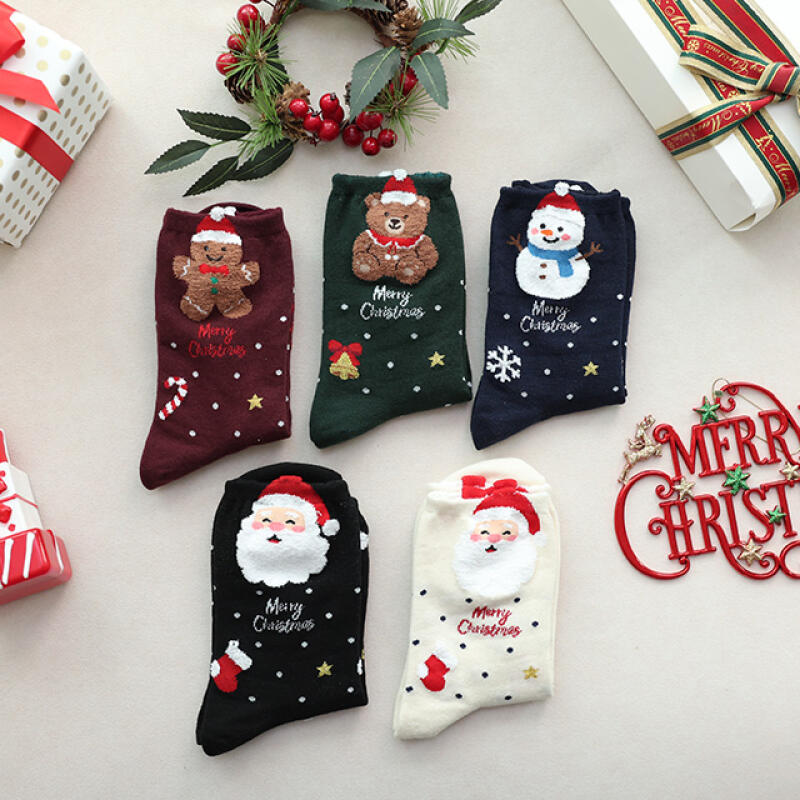 Женские рождественские носки Kiki Carol ivory